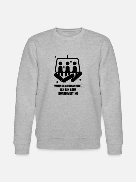 snowboard - Stanley/Stella CHANGER Unisex Organic Sweatshirt - heather grey
