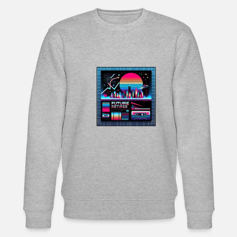 Futur retraité 8 - Sweat bio CHANGER Stanley/Stella Unisexe - gris chiné