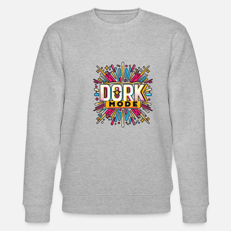 Dork Mode 9 - Stanley/Stella Unisex Bio-Sweatshirt CHANGER - Grau meliert