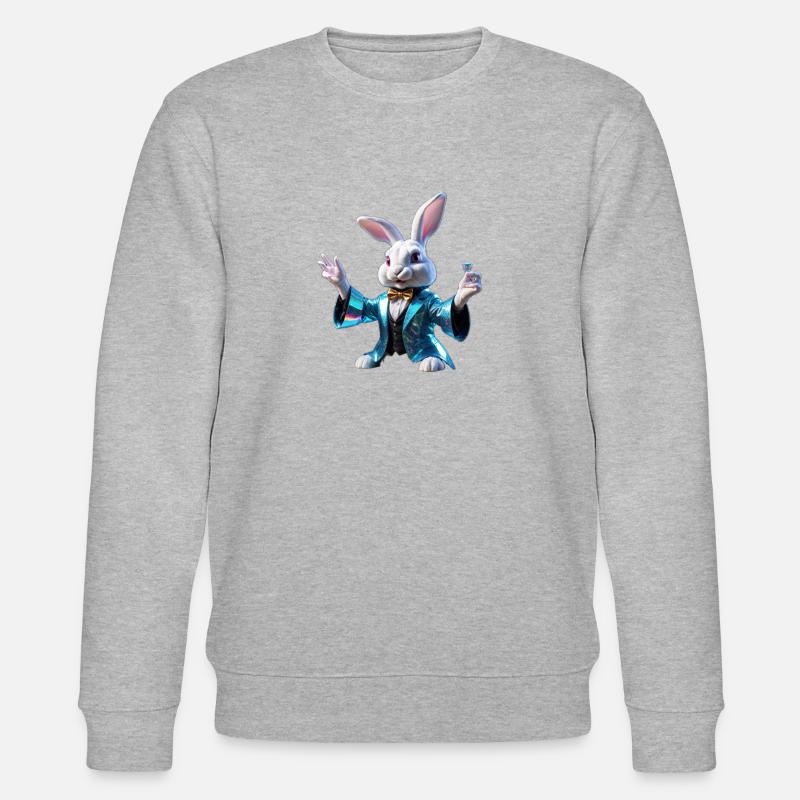 Major Rabbit - Stanley/Stella Unisex Bio-Sweatshirt CHANGER  - Grau meliert