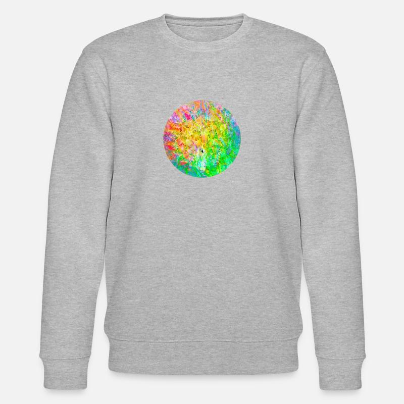 Printemps joyeux - Sweat bio CHANGER Stanley/Stella Unisexe - gris chiné