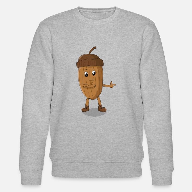 Coole NUSS - Stanley/Stella Unisex Bio-Sweatshirt CHANGER  - Grau meliert