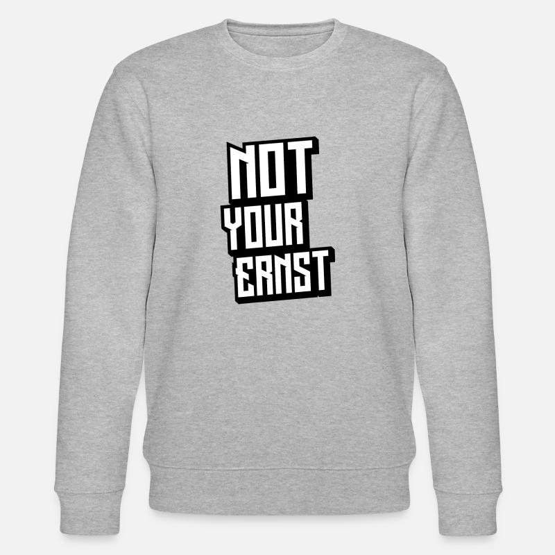 Not Your Ernst V2 - Stanley/Stella Unisex Bio-Sweatshirt CHANGER  - Grau meliert
