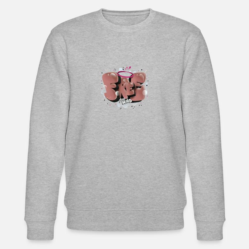 Free your mind - Stanley/Stella Unisex Bio-Sweatshirt CHANGER - Grau meliert