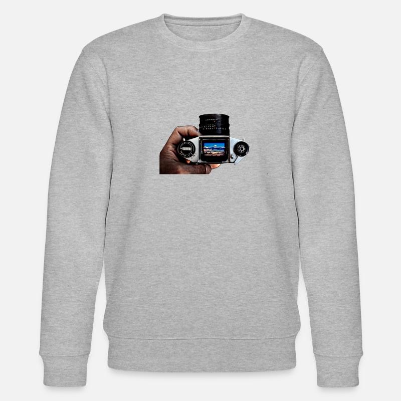 Kamera - Stanley/Stella Unisex Bio-Sweatshirt CHANGER  - Grau meliert