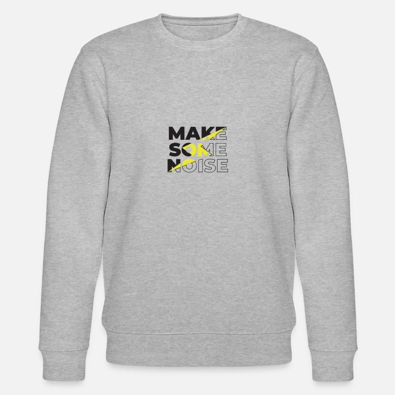Make Some Noise - Stanley/Stella Unisex Bio-Sweatshirt CHANGER  - Grau meliert