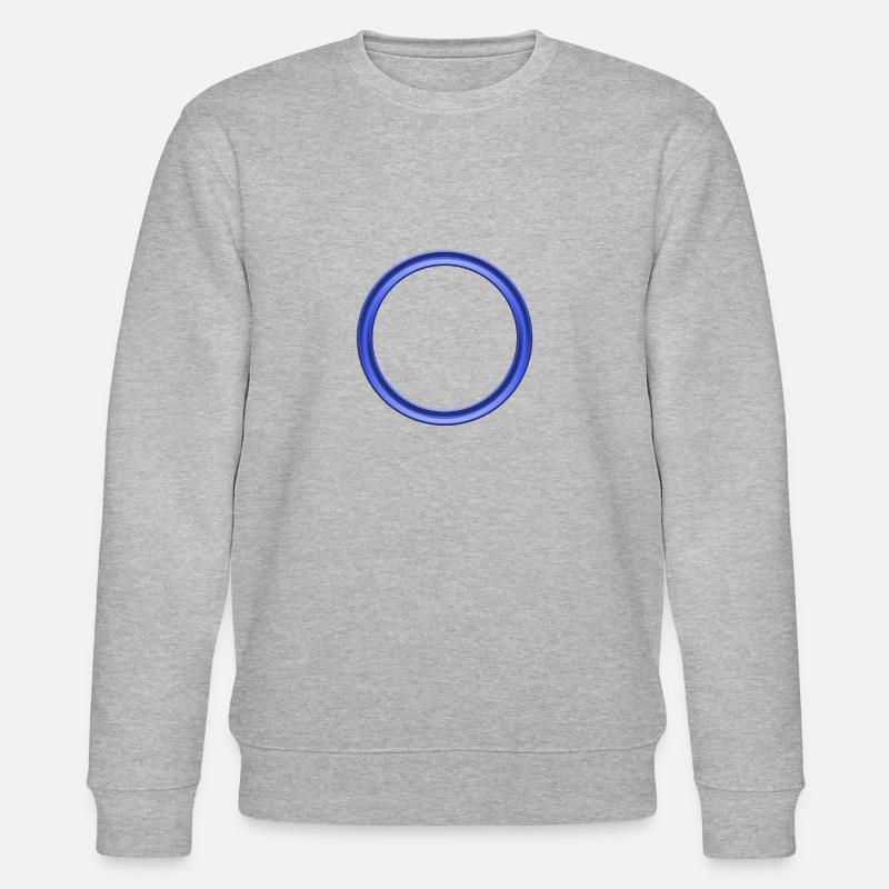 Ring blau - Stanley/Stella Unisex Bio-Sweatshirt CHANGER  - Grau meliert