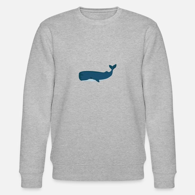 Physeter macrocephalus cadeau de cachalot - Sweat bio CHANGER Stanley/Stella Unisexe - gris chiné
