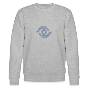 Odin Rabe Huginn Muninn ragnarok myther thor Geschenk - Stanley/Stella Unisex Bio-Sweatshirt CHANGER  - Grau meliert - Vorne - Nik (191cm) & Marisol (170cm)