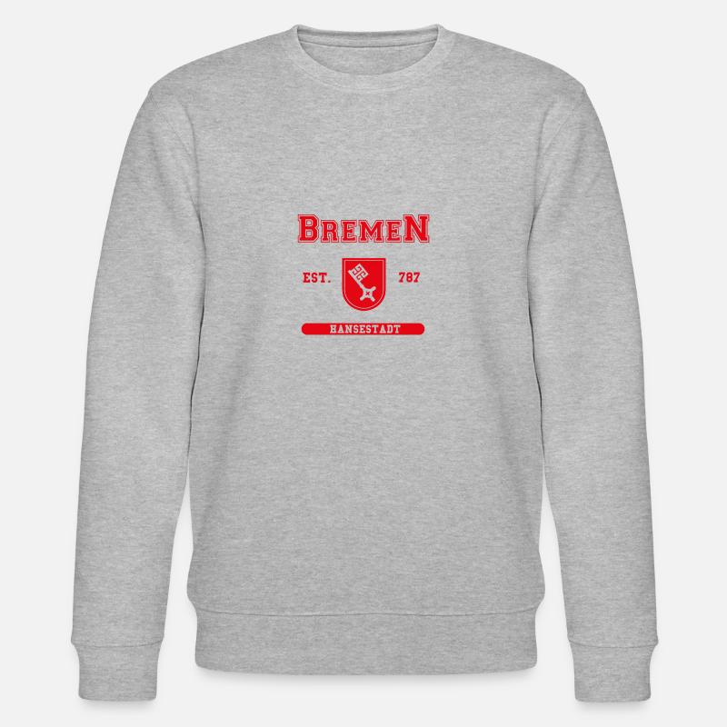 Hansestadt Bremen - Stanley/Stella Unisex Bio-Sweatshirt CHANGER  - Grau meliert