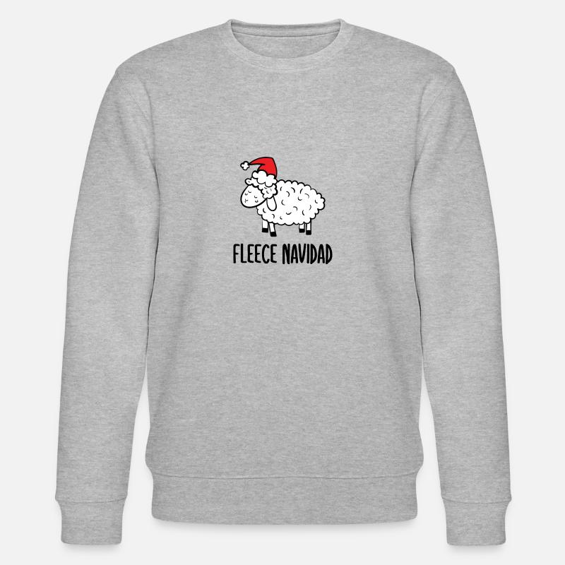 FLEECE NAVIDAD GESCHENKIDEE - Stanley/Stella Unisex Bio-Sweatshirt CHANGER  - Grau meliert