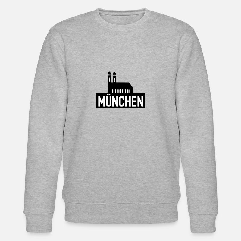 MÜNCHEN - Stanley/Stella Unisex Bio-Sweatshirt CHANGER  - Grau meliert