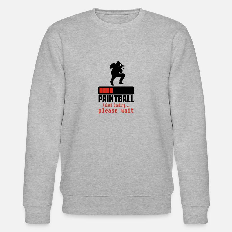 paintball - Stanley/Stella Unisex Bio-Sweatshirt CHANGER  - Grau meliert