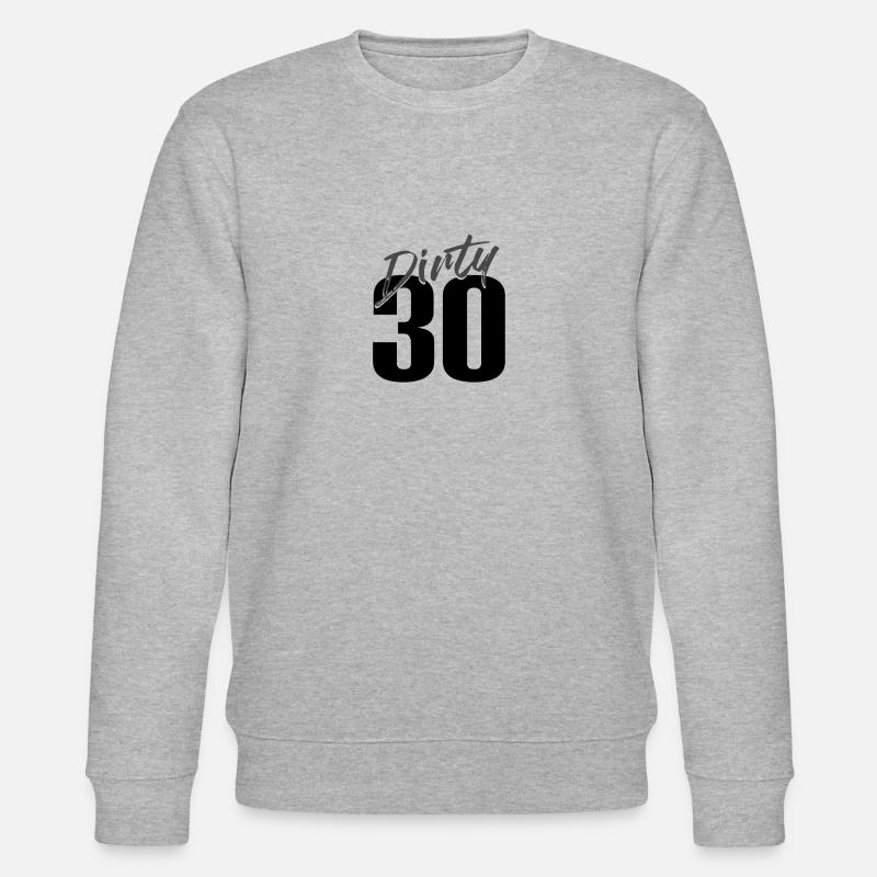 Dirty Thirty - Stanley/Stella Unisex Bio-Sweatshirt CHANGER  - Grau meliert