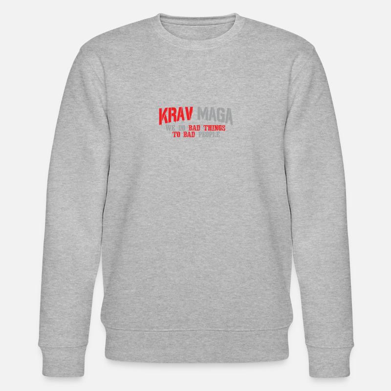 Krav Maga - Stanley/Stella Unisex Bio-Sweatshirt CHANGER  - Grau meliert