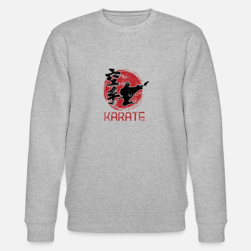 Karate - Stanley/Stella Unisex Bio-Sweatshirt CHANGER  - Grau meliert