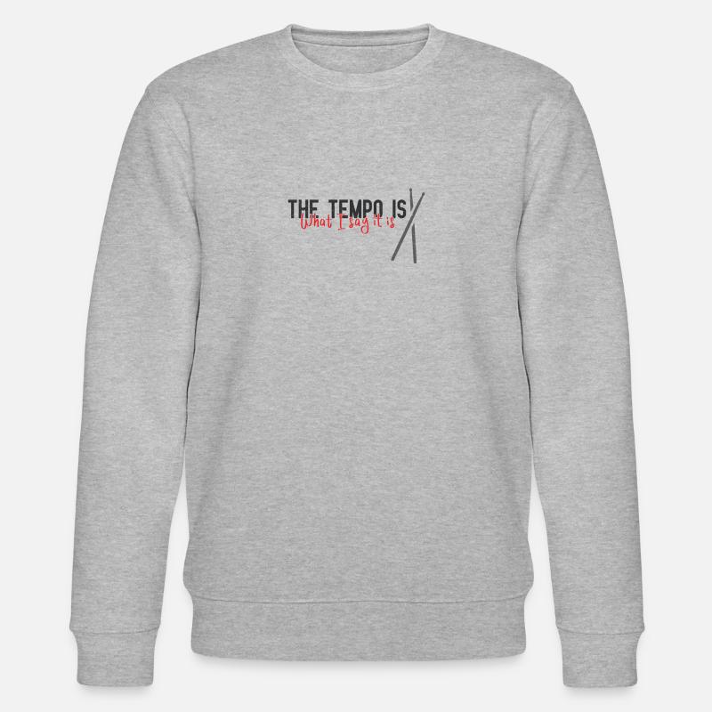 Drummer - Stanley/Stella Unisex Bio-Sweatshirt CHANGER  - Grau meliert