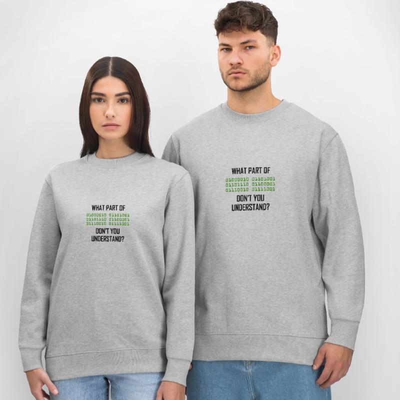 Binary system programmer computer science nerd Stanley/Stella CHANGER Unisex Organic Sweatshirt