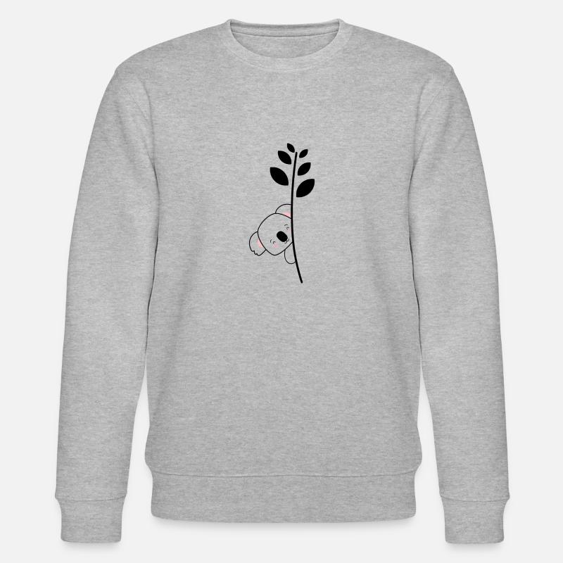 Koala Bär Australien - Stanley/Stella Unisex Bio-Sweatshirt CHANGER  - Grau meliert
