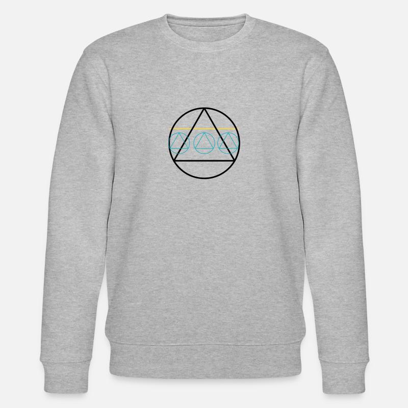 AA Alcoholics Anonymous Alcoholics Anonymous - Stanley/Stella CHANGER Unisex Organic Sweatshirt - heather grey