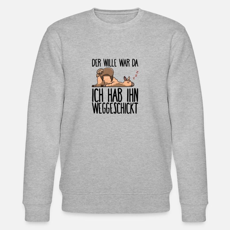 Le testament a été envoyé - Sweat bio CHANGER Stanley/Stella Unisexe - gris chiné