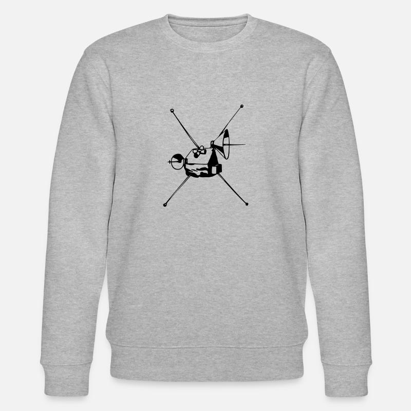 Kleiner Satellit - Stanley/Stella Unisex Bio-Sweatshirt CHANGER  - Grau meliert
