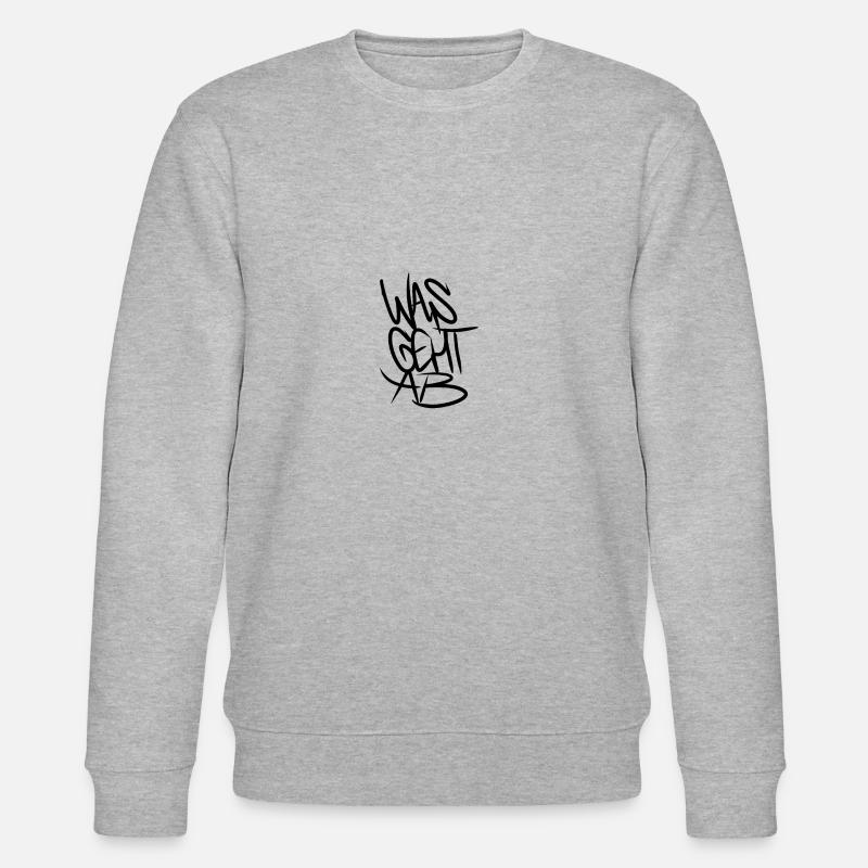 Was geht ab - Stanley/Stella Unisex Bio-Sweatshirt CHANGER  - Grau meliert
