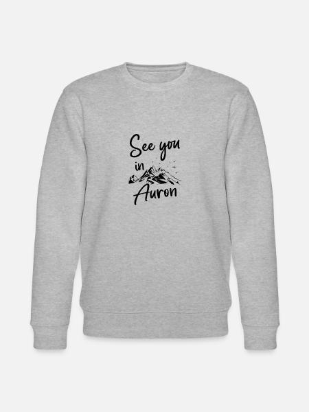 Auron France hiking and skiing - Stanley/Stella CHANGER Unisex Organic Sweatshirt - heather grey