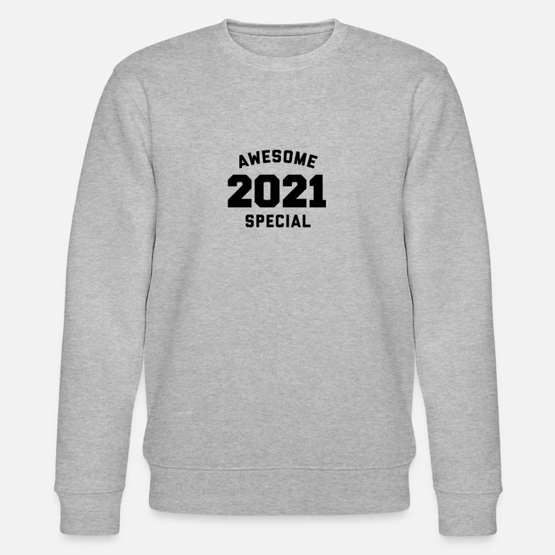 Drôle d’anniversaire Génial Spécial 2021 - Sweat bio CHANGER Stanley/Stella Unisexe - gris chiné
