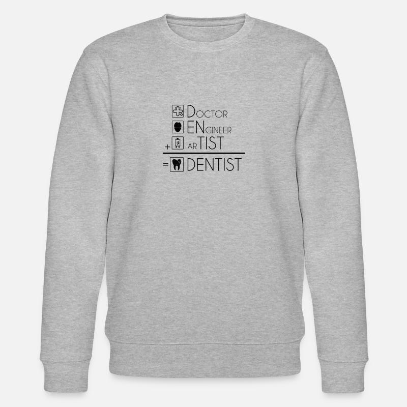 Assistant dentaire Dentiste Dent - Sweat bio CHANGER Stanley/Stella Unisexe - gris chiné