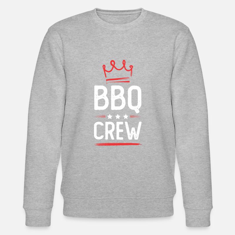 Bbq Crew - Stanley/Stella Unisex Bio-Sweatshirt CHANGER  - Grau meliert