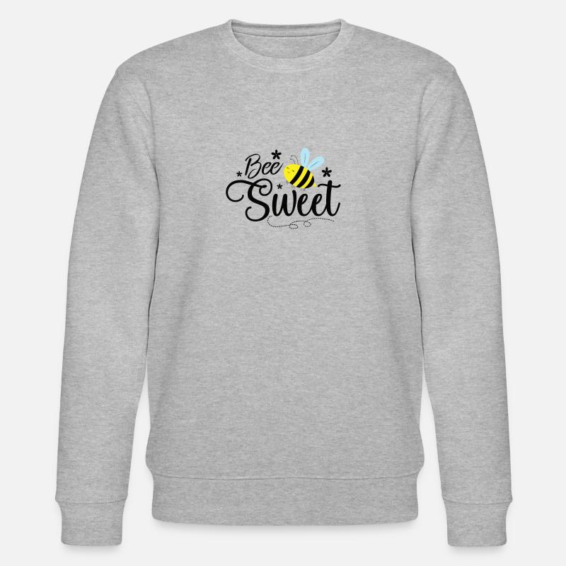 Biene - Stanley/Stella Unisex Bio-Sweatshirt CHANGER  - Grau meliert