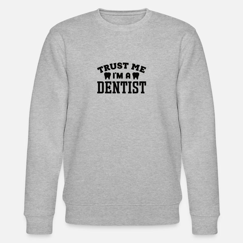 Assistante dentaire Dentiste Dent - Sweat bio CHANGER Stanley/Stella Unisexe - gris chiné