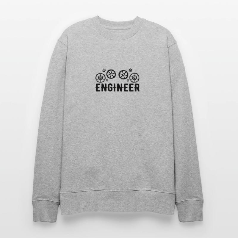 Engineer Brain Mechanical Engineering Electrical Engineering Math Stanley/Stella CHANGER Unisex Organic Sweatshirt
