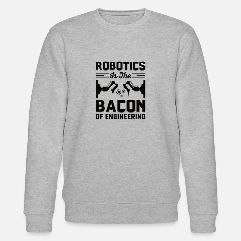 Roboter Programmierer Automatisierungstechniker - Stanley/Stella Unisex Bio-Sweatshirt CHANGER  - Grau meliert