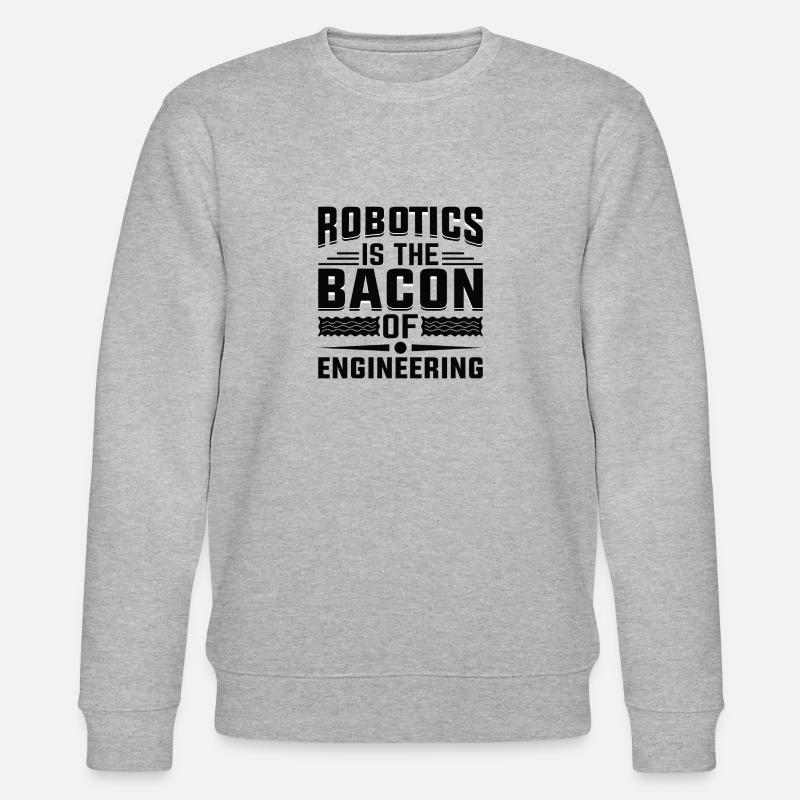 Robot Programmer Automation Technician - Stanley/Stella CHANGER Unisex Organic Sweatshirt - heather grey