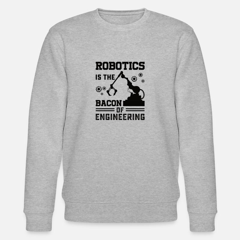 Robot Programmer Automation Technician - Stanley/Stella CHANGER Unisex Organic Sweatshirt - heather grey