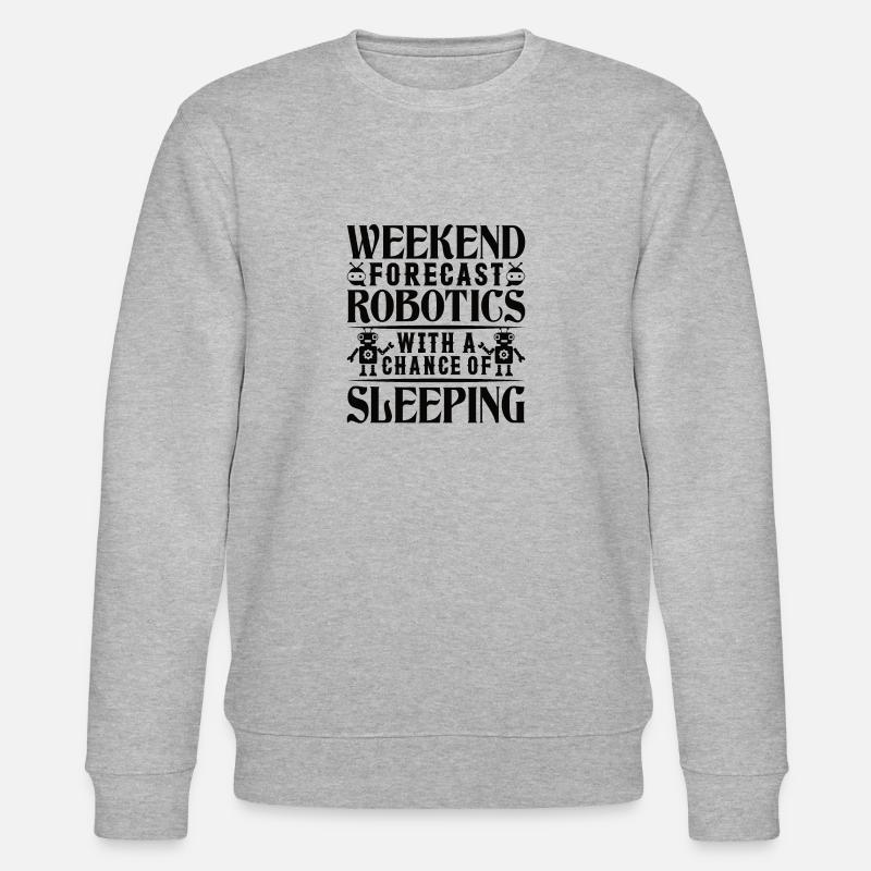 Roboter Programmierer Automatisierungstechniker - Stanley/Stella Unisex Bio-Sweatshirt CHANGER  - Grau meliert