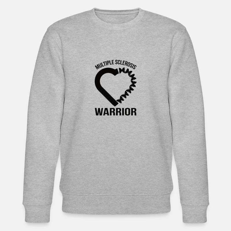 Multiple Sclerosis Awareness - Stanley/Stella CHANGER Unisex Organic Sweatshirt - heather grey