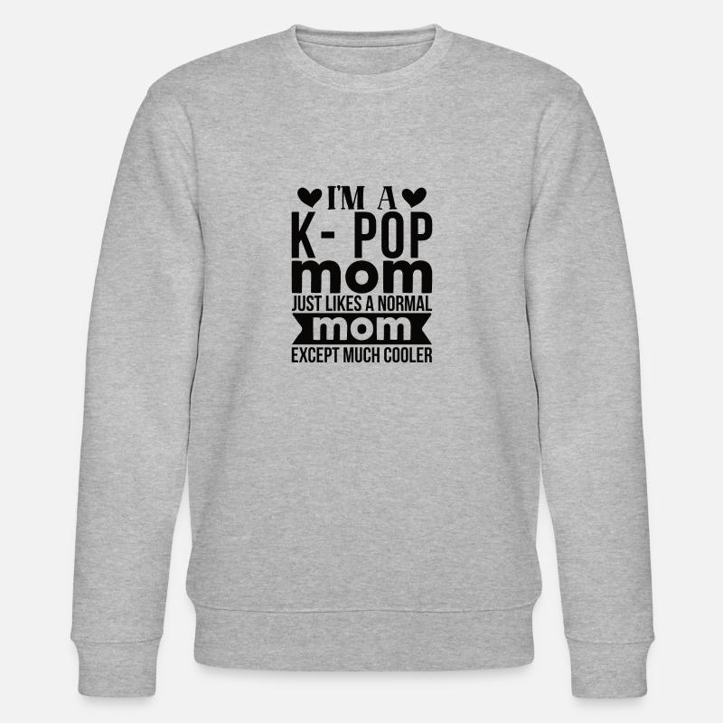 K-Pop Kpop Mama Geschenkidee - Stanley/Stella Unisex Bio-Sweatshirt CHANGER  - Grau meliert