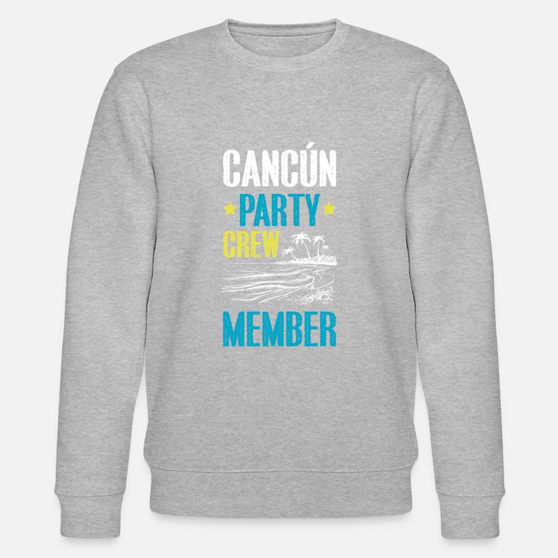 Cancun Party Crew - Stanley/Stella CHANGER Unisex Organic Sweatshirt - heather grey
