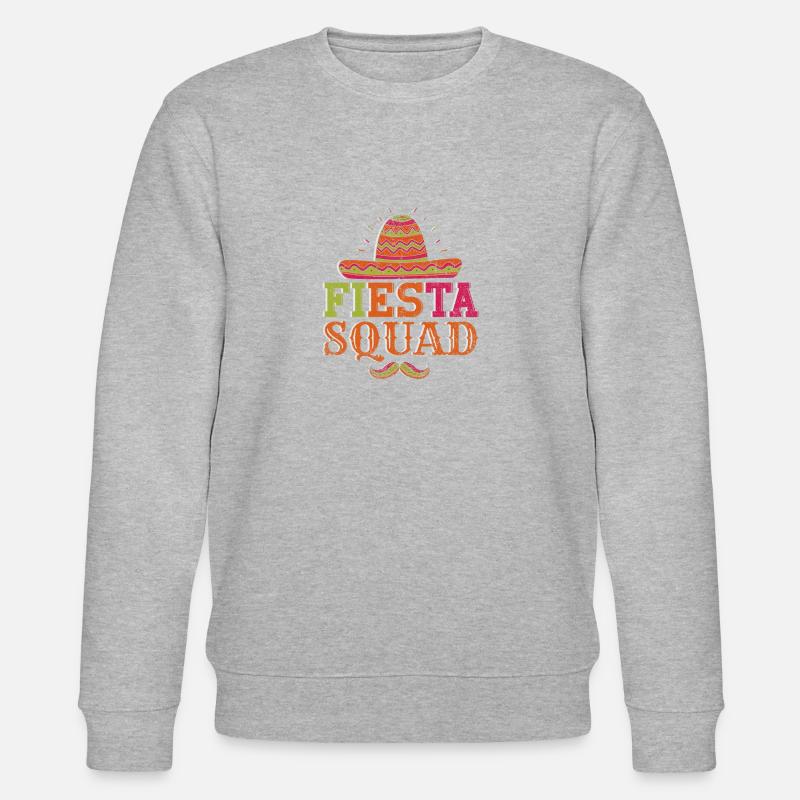 Fiesta Squad - Stanley/Stella Unisex Bio-Sweatshirt CHANGER  - Grau meliert