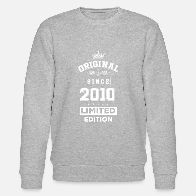 Anniversaire édition limitée 2010 - Sweat bio CHANGER Stanley/Stella Unisexe - gris chiné