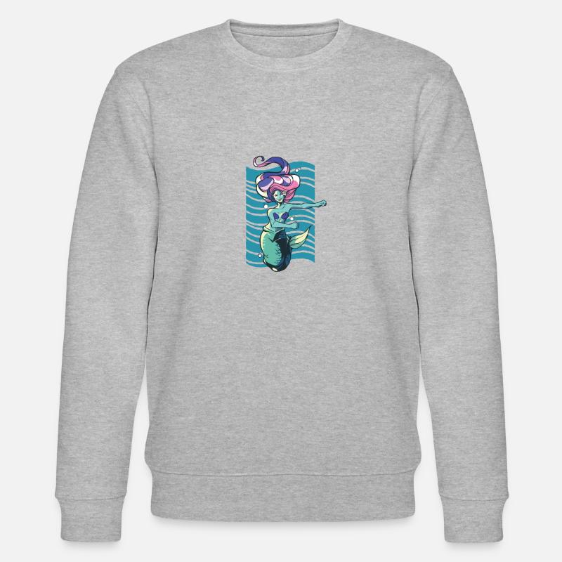 Dab dabbing danse sirène - Sweat bio CHANGER Stanley/Stella Unisexe - gris chiné