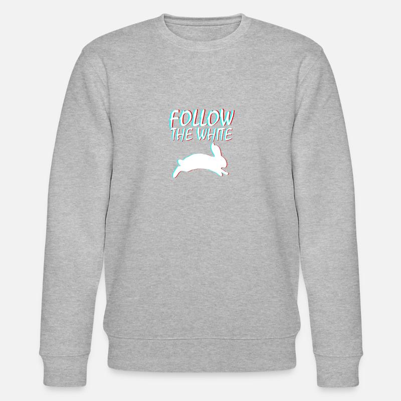 Psychedelisch - Stanley/Stella Unisex Bio-Sweatshirt CHANGER  - Grau meliert
