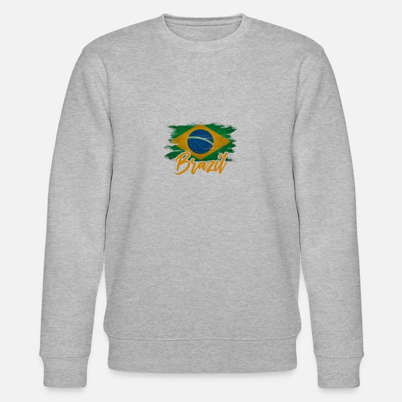 Brasilien - Stanley/Stella Unisex Bio-Sweatshirt CHANGER  - Grau meliert
