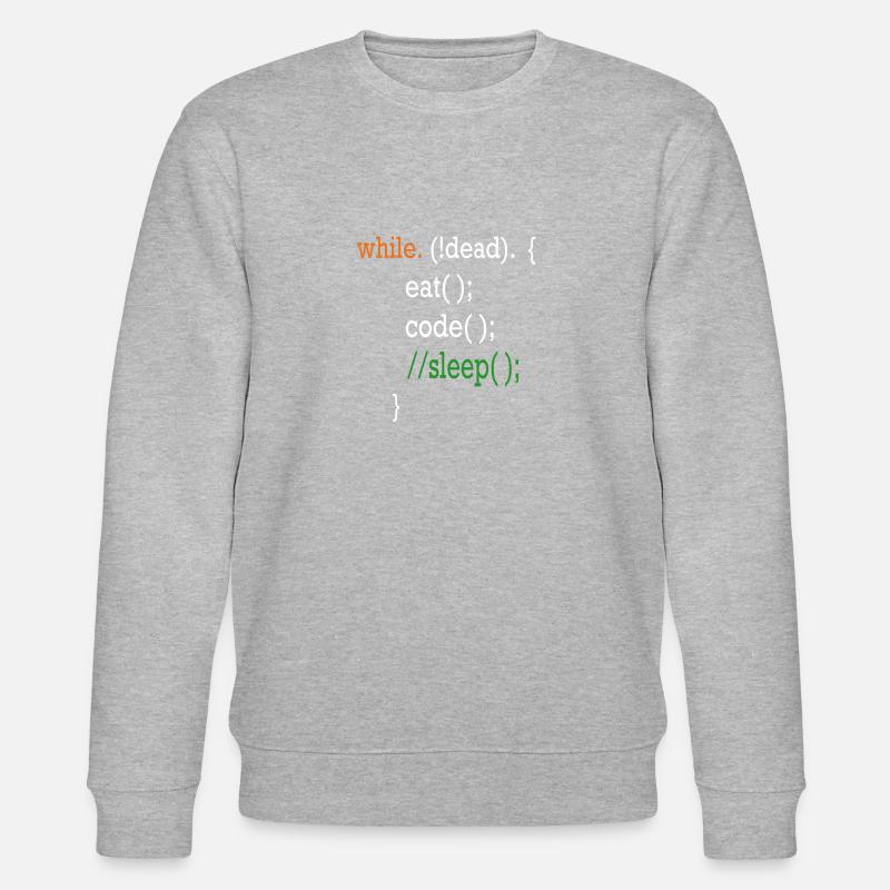 Programmierer Coding Shirt - Sweat bio CHANGER Stanley/Stella Unisexe - gris chiné