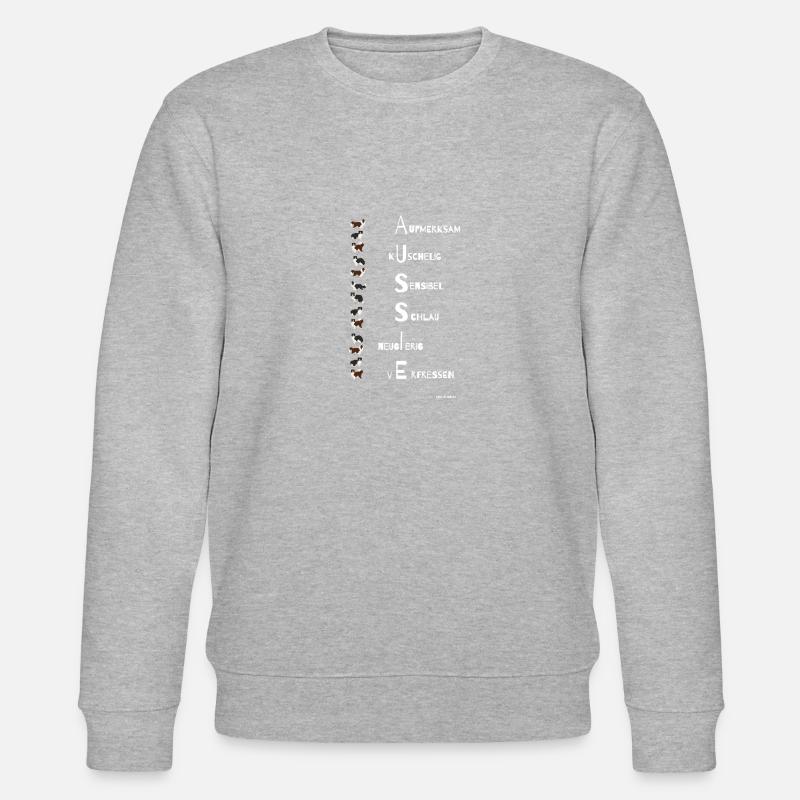 Aussie Alphabet - Stanley/Stella Unisex Bio-Sweatshirt CHANGER - Grau meliert