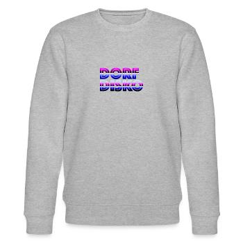 Village disco - Stanley/Stella CHANGER Unisex Organic Sweatshirt - heather grey - Front - Nik (191cm) & Marisol (170cm)