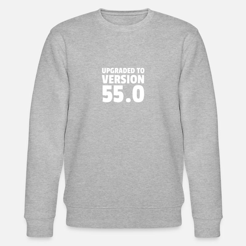 Upgraded To Version 55.0 - Stanley/Stella Unisex Bio-Sweatshirt CHANGER - Grau meliert